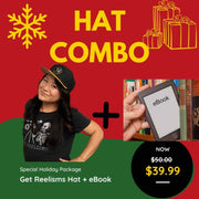 COMBO DEAL Get Reelisms Snapback Hat + Get Reelisms EBook - HOLIDAY